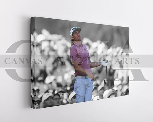 Cameron Smith Black & White Canvas Art Golf Canvas Wall Art