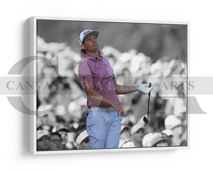 Cameron Smith Black & White Canvas Art Golf Canvas Wall Art