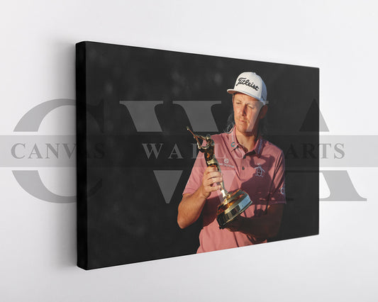 Cameron Smith Black & White Canvas Art Golf Canvas Wall Art