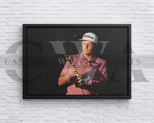 Cameron Smith Black & White Canvas Art Golf Canvas Wall Art