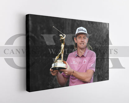 Cameron Smith Black & White Canvas Art Golf Canvas Wall Art