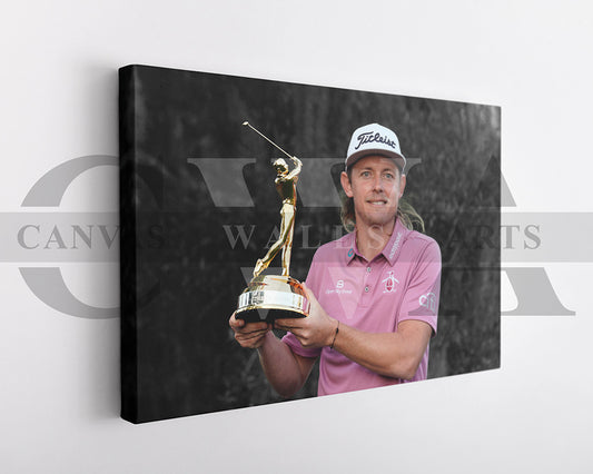 Cameron Smith Black & White Canvas Art Golf Canvas Wall Art