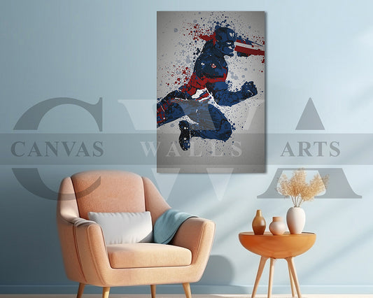 Captain America Canvas Print