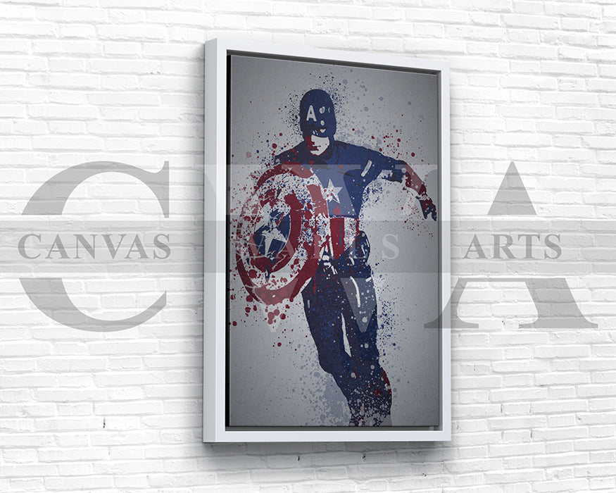 Captain America Canvas Wall Art