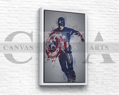 Captain America Canvas Wall Art