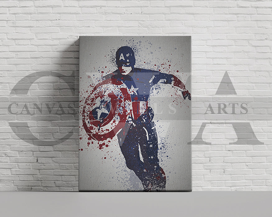 Captain America Canvas Wall Art