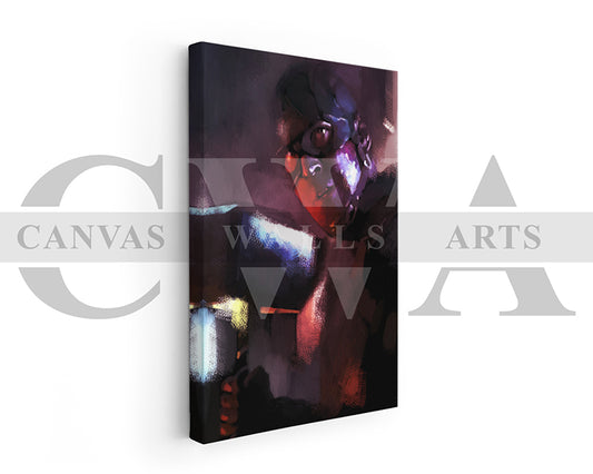 Captain America Canvas Wall Art Abstract Movie Poster