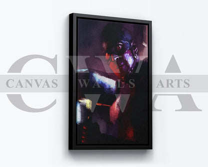 Captain America Canvas Wall Art Abstract Movie Poster