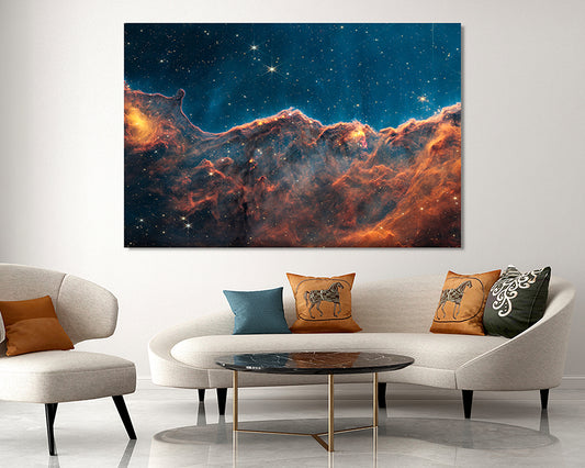 Carina Nebula Galaxy Canvas Wall Art Print