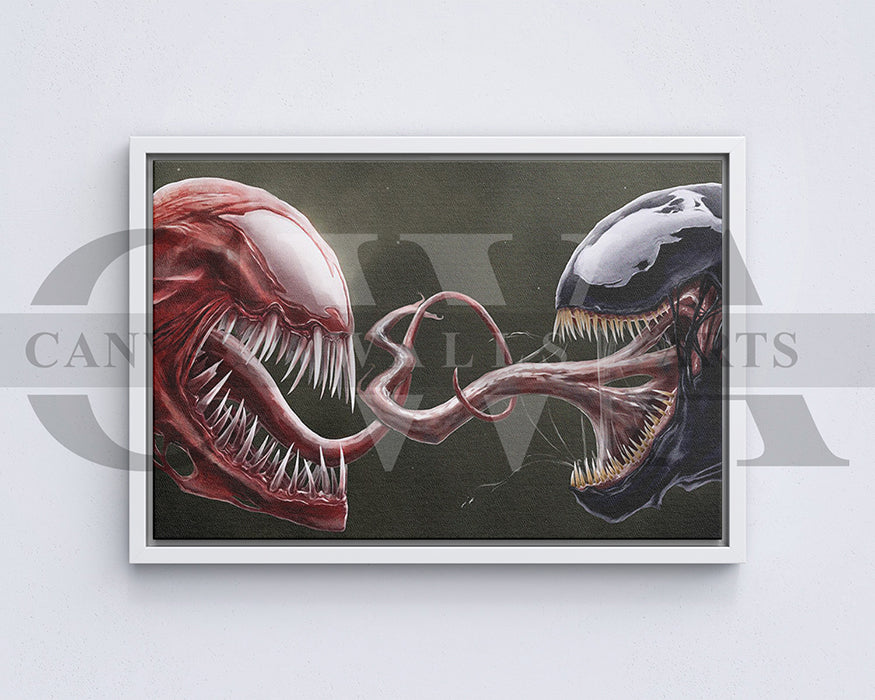 Carnage & Venom Canvas Wall Art Movie Poster Print