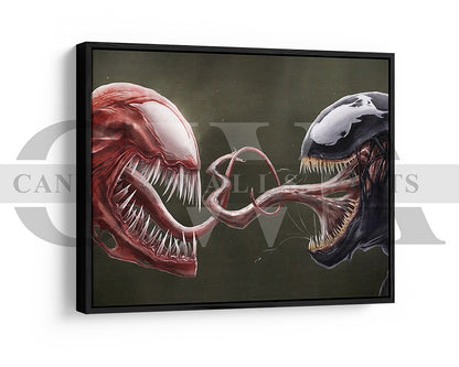 Carnage & Venom Canvas Wall Art Movie Poster Print