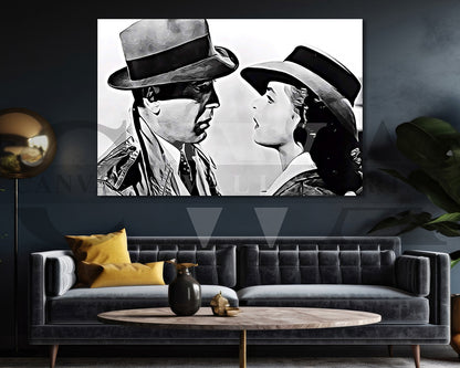 Casablanca Canvas Wall Art Movie Poster Print