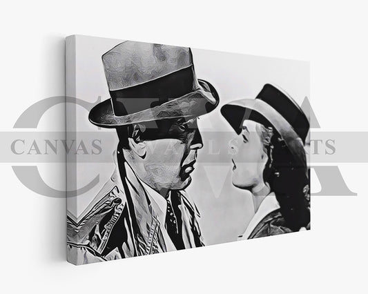 Casablanca Canvas Wall Art Movie Poster Print