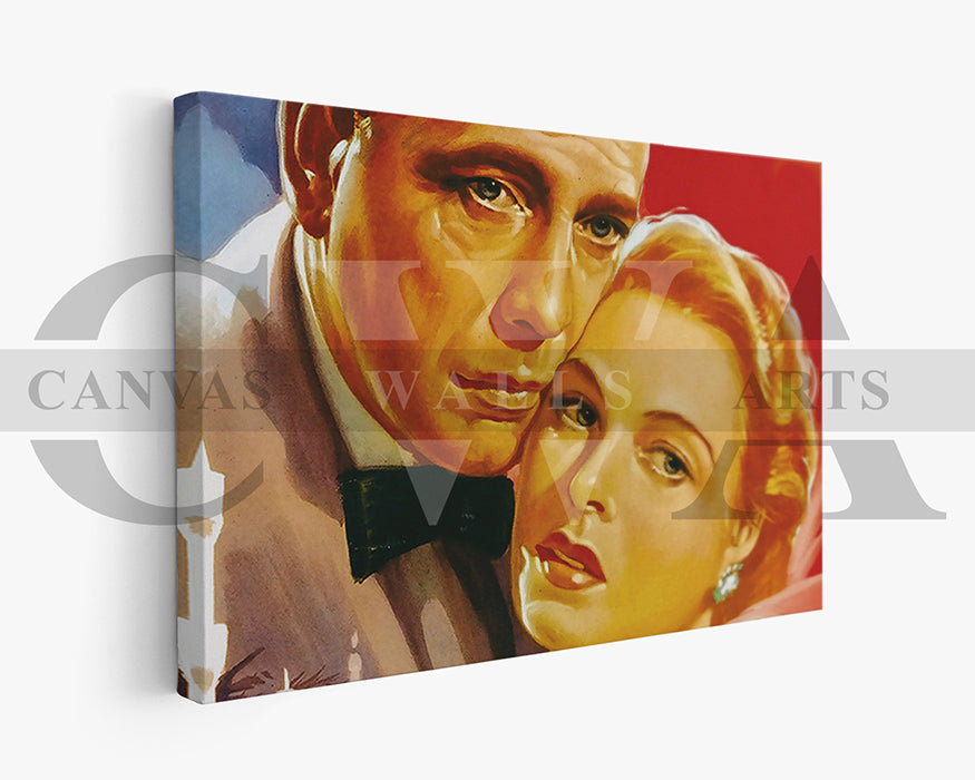Casablanca Canvas Wall Art Movie Poster Frame