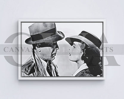 Casablanca Canvas Wall Art Movie Poster Print
