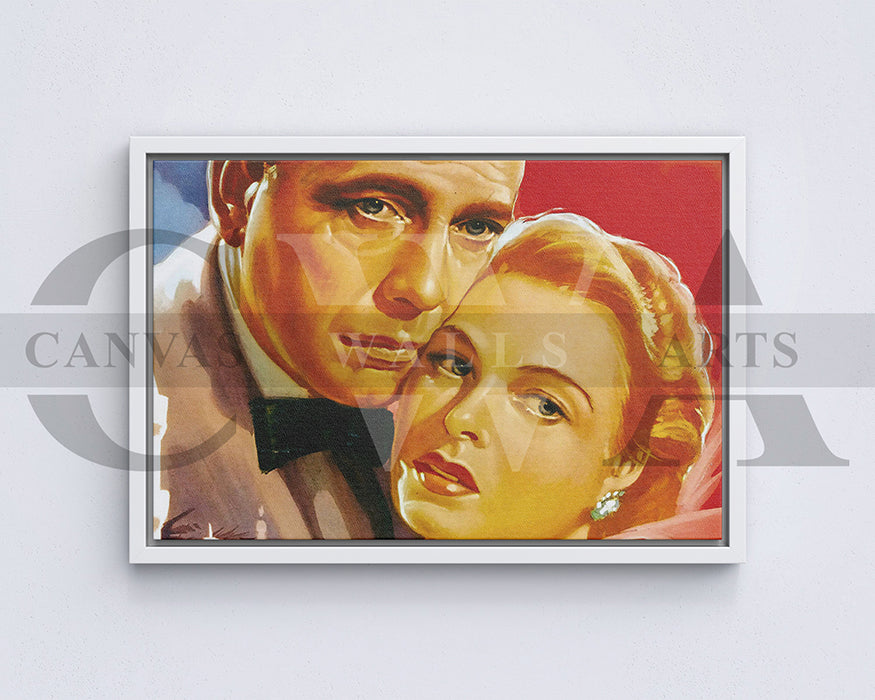 Casablanca Canvas Wall Art Movie Poster Frame