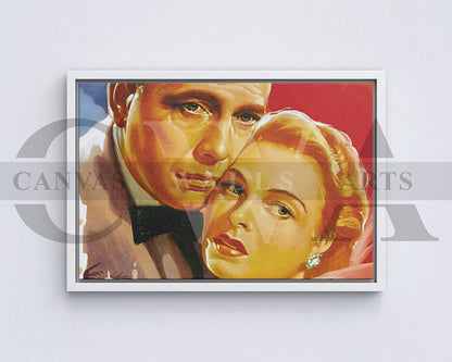 Casablanca Canvas Wall Art Movie Poster Frame