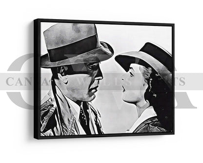 Casablanca Canvas Wall Art Movie Poster Print