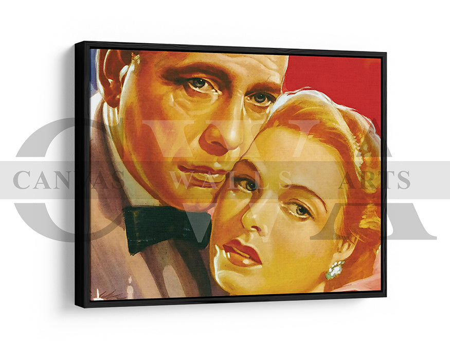 Casablanca Canvas Wall Art Movie Poster Frame