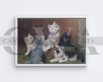 Cats Canvas Wall Art