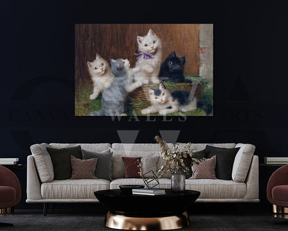 Cats Canvas Wall Art