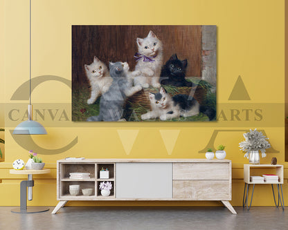 Cats Canvas Wall Art