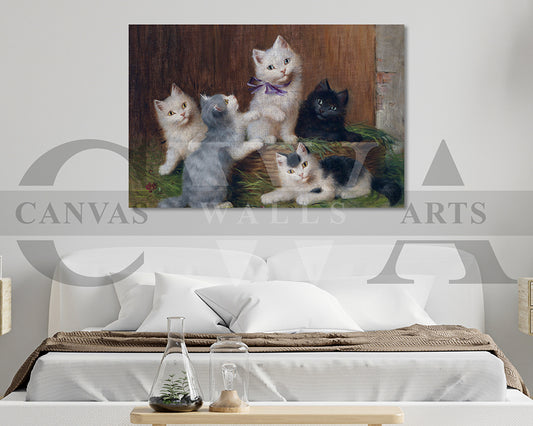 Cats Canvas Wall Art