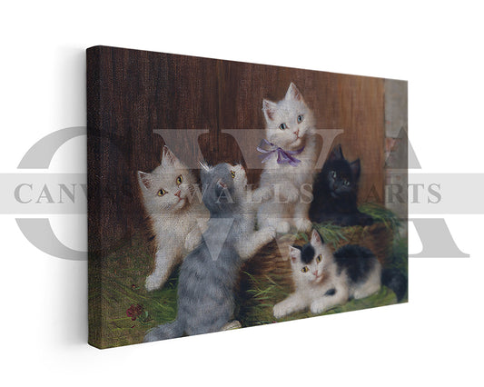 Cats Canvas Wall Art