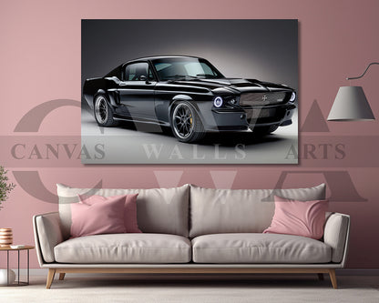 Charge Canvas Wall Art Car Poster Prints