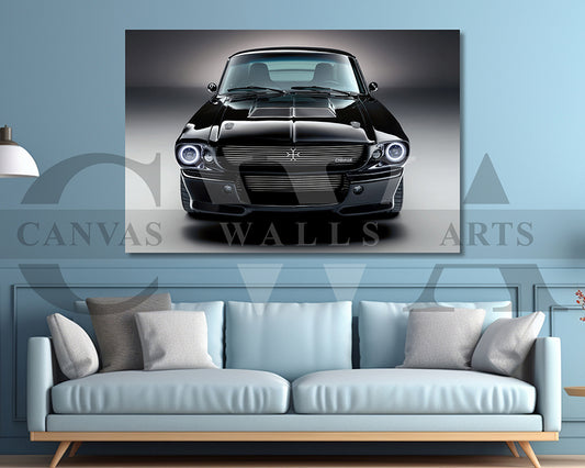 Charge Canvas Wall Art Car Poster Print