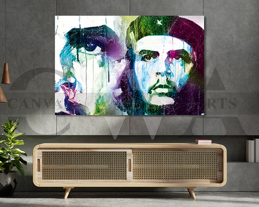 Che Guevara Canvas Wall Art Abstract Movie Poster Print