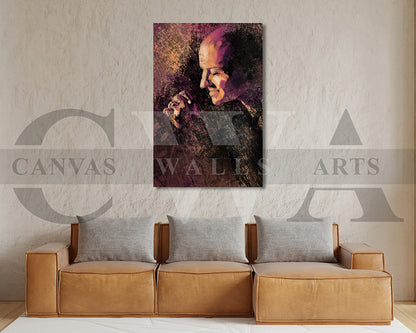 Chester Bennington Canvas Wall Art Abstract Music Poster