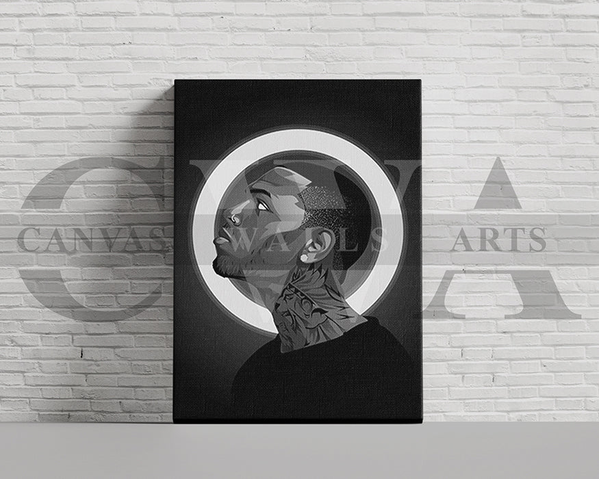 Chris Brown Canvas Print