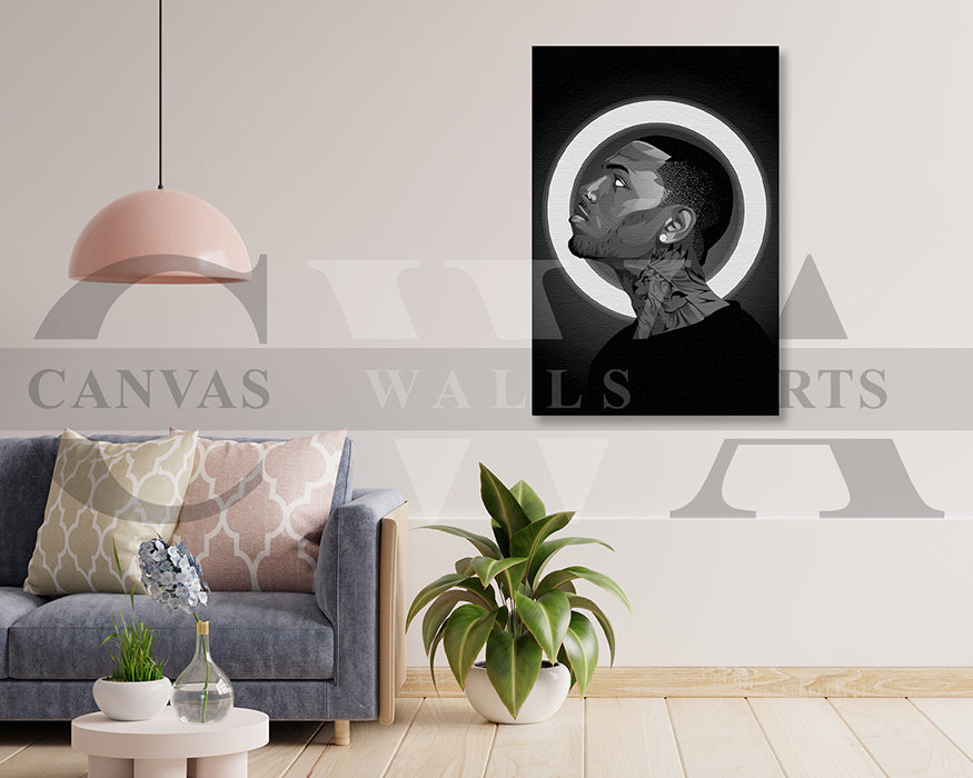 Chris Brown Canvas Print