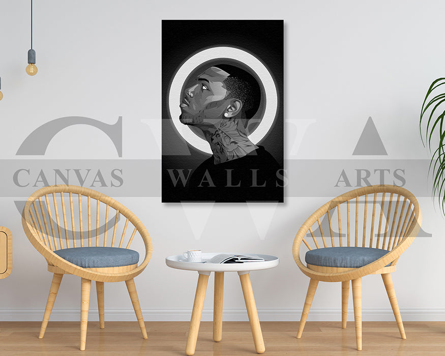 Chris Brown Canvas Print