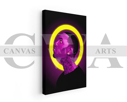 Chris Brown Canvas Wall Art