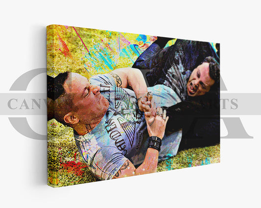 Christmas Armbar Canvas Wall Art Movie Poster