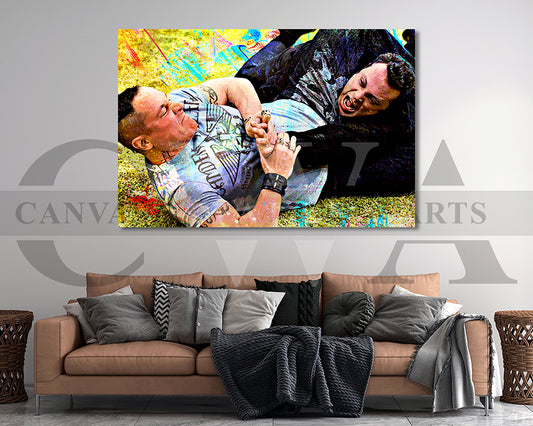 Christmas Armbar Canvas Wall Art Movie Poster