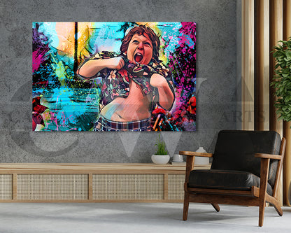 Chunk Canvas Wall Art Abstract Movie Poster