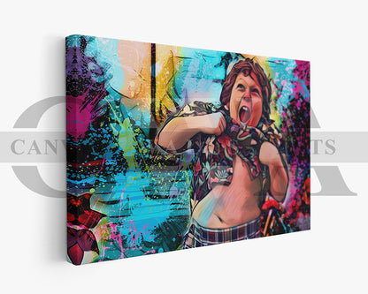 Chunk Canvas Wall Art Abstract Movie Poster