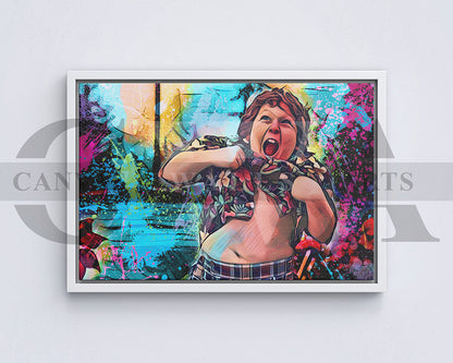 Chunk Canvas Wall Art Abstract Movie Poster