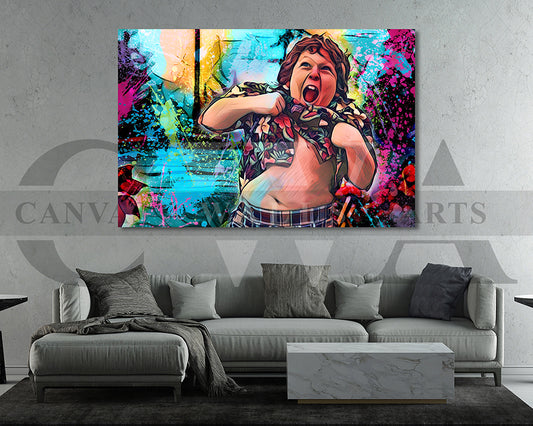 Chunk Canvas Wall Art Abstract Movie Poster