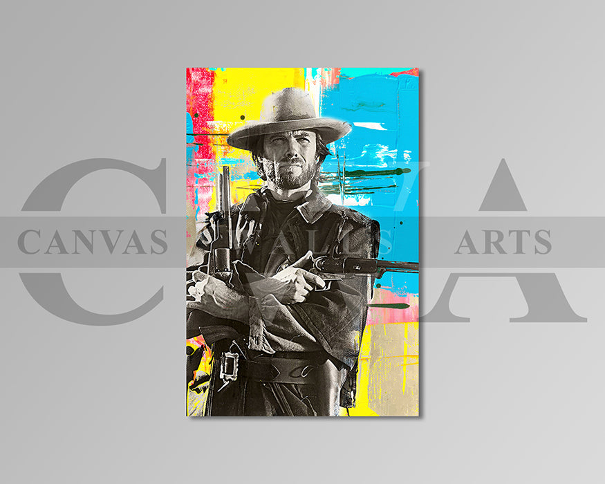 Clint Eastwood Canvas Wall Art Movie Poster