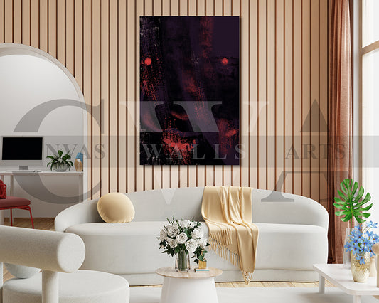 Clown Canvas Wall Art Abstract Movie Poster