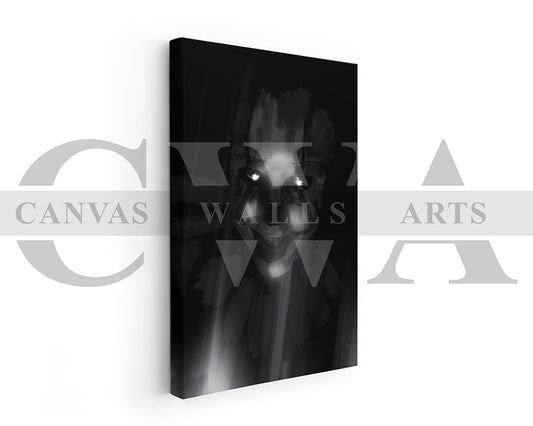 Clown Canvas Wall Art Abstract Movie Poster