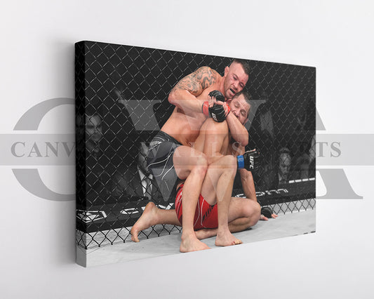 Colby Covington Black & White Canvas Art MMA Canvas Wall Art