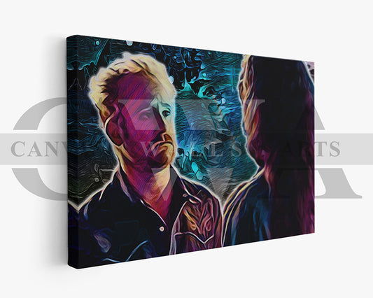 Comanche Hell or Highwater Canvas Wall Art Movie Poster