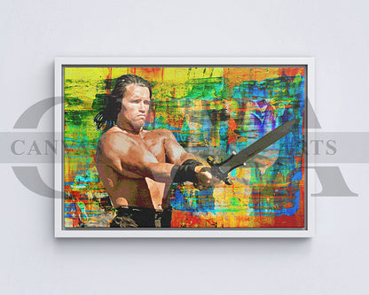 Conan the Barbarian Canvas Wall Art  Movie Poster