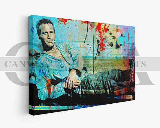 Cool Hand Luke Canvas Wall Art Abstract Movie Poster