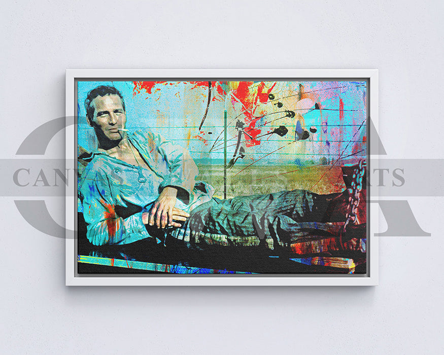 Cool Hand Luke Canvas Wall Art Abstract Movie Poster